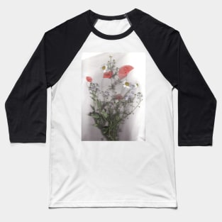 Wild Flower Bouquet Baseball T-Shirt